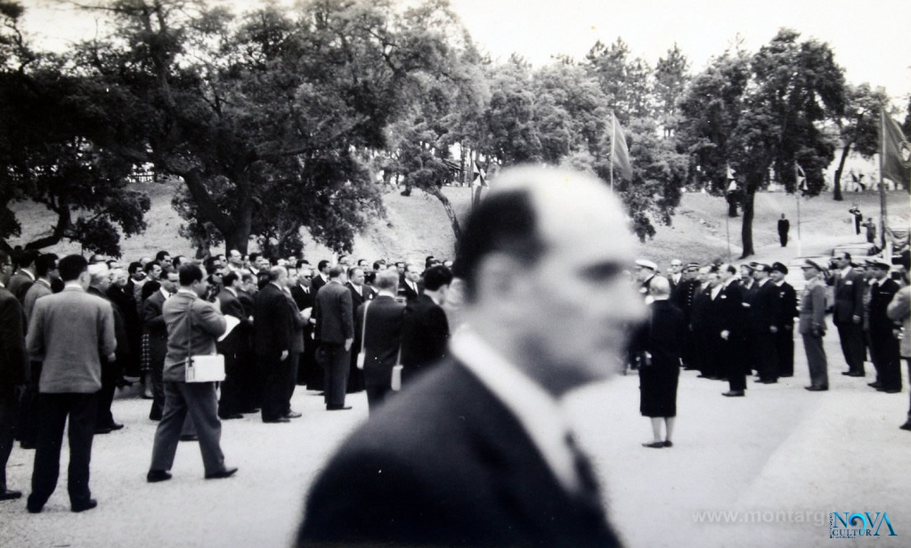 Cerimonia de inauguracao da barragem de Montargil