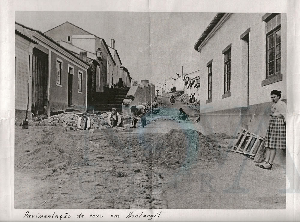 Pavimentao da encosta das Afonsas