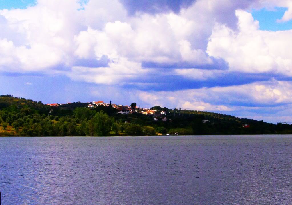 Vista sobre a Barragem de Montargil